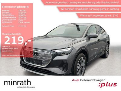 Taifungrau metallic Gebraucht 2022 Audi Q4 Sportback e-tron Advanced SUV | 27.370 € (Fairer Preis)