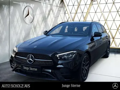 Brugt Mercedes E220 AMG 200 HK (147 kW) 2022 Sort Stationcar