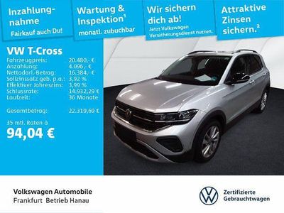 Silber Gebraucht 2025 VW T-Cross Goal SUV | 20.480 € (Guter Preis)
