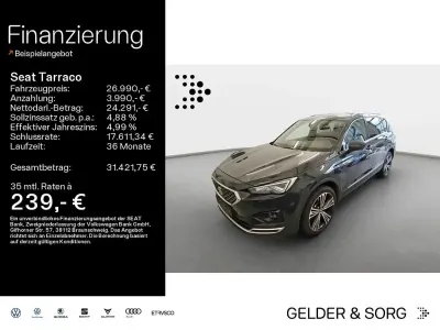 Brugt Seat Tarraco XCELLENCE 200 HK (147 kW) 2021 Grå SUV