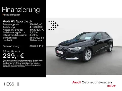 Gebraucht Audi A3 Advanced 204 PS (150 kW) 2025 Mythosschwarz metallic Limousine