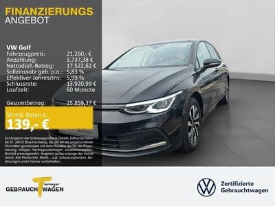 Gebraucht VW Golf VIII Active 150 PS (110 kW) 2023 Schwarz Limousine