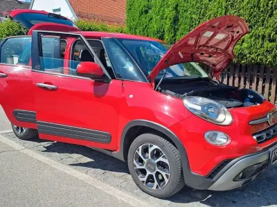Gebraucht Fiat 500L Cross 120 PS (88 kW) 2020 Rot Van / Kleinbus