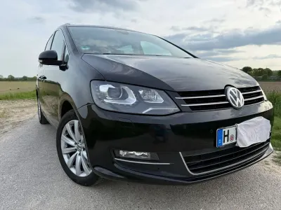 Brugt VW Sharan Highline 150 HK (110 kW) 2017 Sort MPV
