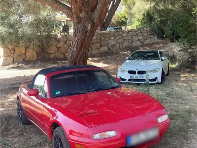 Gebraucht Mazda MX5 115 PS (84 kW) 1990 Rot Cabrio