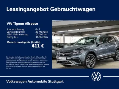 Gebraucht VW Tiguan Allspace Elegance 190 PS (139 kW) 2023 Grau SUV