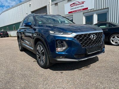 Gebraucht Hyundai Santa Fe Premium 200 PS (147 kW) 2019 Blau SUV