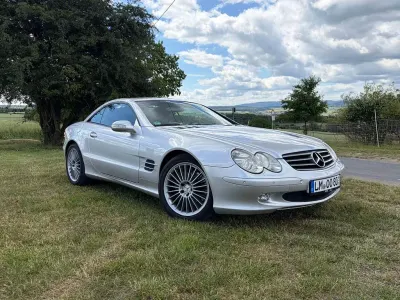Gebraucht Mercedes SL500 306 PS (225 kW) 2002 Silber Cabrio