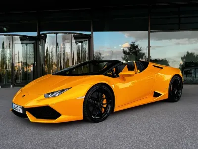 Gebraucht Lamborghini Huracán 610 PS (448 kW) 2017 Gelb Cabrio