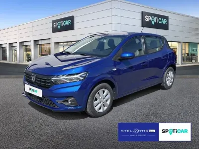 Usata Dacia Sandero Comfort 91 CV (66 kW) 2021 Blu Berlina