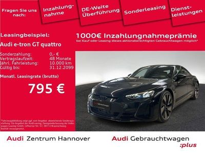 Mythosschwarz metallic Gebraucht 2021 Audi e-tron GT quattro Ambiente Limousine | 59.950 €
