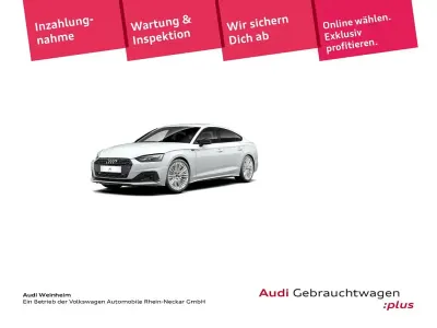 Gebraucht Audi A5 Sportback Advanced 163 PS (119 kW) 2022 Gletscherweiß metallic Kleinwagen