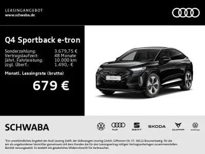 Neu Audi Q4 Sportback e-tron Performance 210 kW (286 PS) 2026 Schwarz SUV