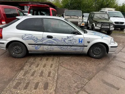 Usata Honda Civic S Cool 90 CV (66 kW) 1997 Argento Berlina
