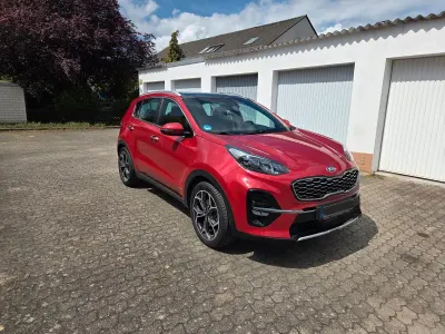 Używany Kia Sportage GT-Line 177 KM (130 kW) 2018 Czerwony SUV