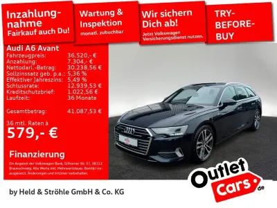Gebraucht Audi A6 S-Line 245 PS (180 kW) 2023 Firmamentblau metallic Kombi