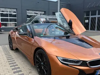 Gebraucht BMW i8 Sport Line 374 PS (275 kW) 2019 Orange Cabrio