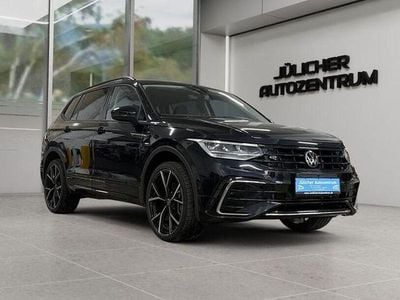 Schwarz Gebraucht 2022 VW Tiguan Allspace R-line SUV | 31.490 € (Superpreis)