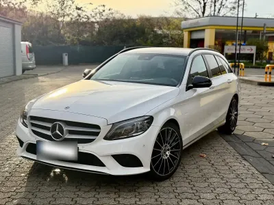 Gebraucht Mercedes C220 195 PS (143 kW) 2020 Weiß Kombi