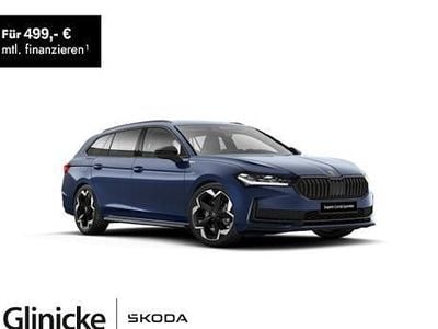 Atlantikblau metallic Neu 2026 Skoda Superb SportLine Kombi | 46.950 € (Superpreis)