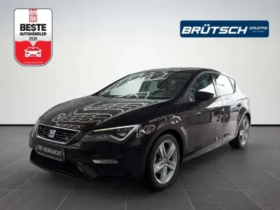 Gebraucht Seat Leon FR 125 PS (91 kW) 2018 "boheme" violett metallic Limousine