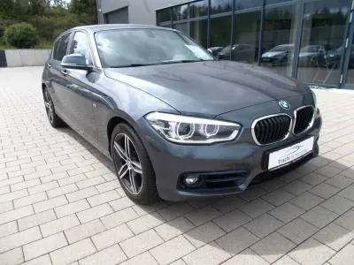 Gebraucht BMW 118 Sport Line 136 PS (100 kW) 2017 Mineralgrau metallic Kleinwagen