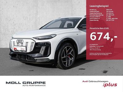 Gebraucht Audi Q6 e-tron S-Line 185 kW (252 PS) 2025 Gletscherweiß metallic SUV