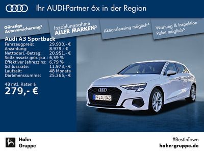 gebraucht Audi A3 Sportback A3 30 TFSI 81(110) k