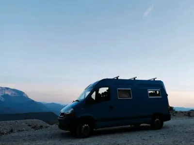 Gebraucht Renault Master 114 PS (83 kW) 2005 Blau Van / Kleinbus