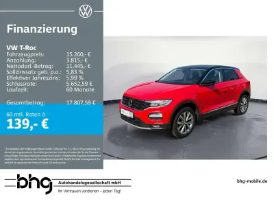 Gebraucht VW T-Roc Style 116 PS (85 kW) 2019 Rot SUV