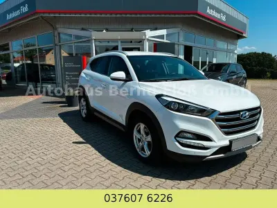 Gebraucht Hyundai Tucson 177 PS (130 kW) 2017 Weiß SUV