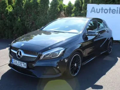 Gebraucht Mercedes A180 AMG 122 PS (89 kW) 2016 Kosmosschwarz  metalliclack Kleinwagen