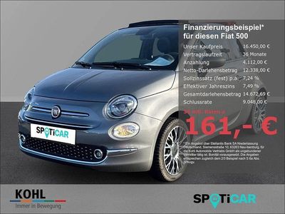 Grau Gebraucht 2023 Fiat 500 Dolcevita Cabrio | 16.450 € (Teuer)
