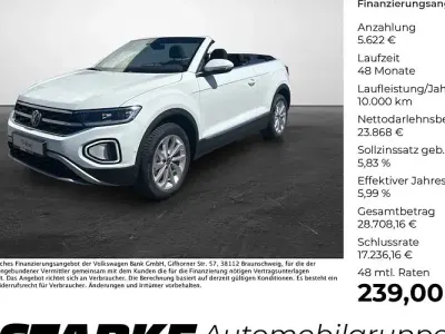 Neu VW T-Roc Style 116 PS (85 kW) 2026 Weiß SUV