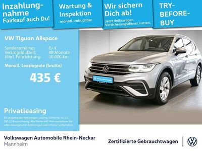 gebraucht VW Tiguan Allspace Life 2.0 TDI 4Motion AHK Navi Kamera LED-Matrix uvm