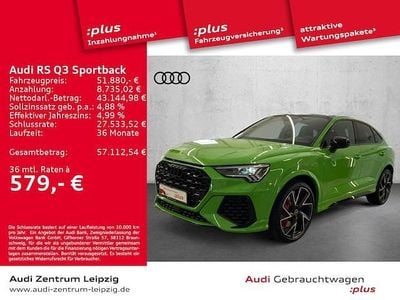 Gebraucht Audi RS Q3 Sportback Ambiente 400 PS (294 kW) 2022 Kyalamigrün SUV