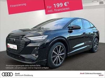 Schwarz Gebraucht 2022 Audi Q4 Sportback e-tron S-Line SUV | 33.250 € (Guter Preis)