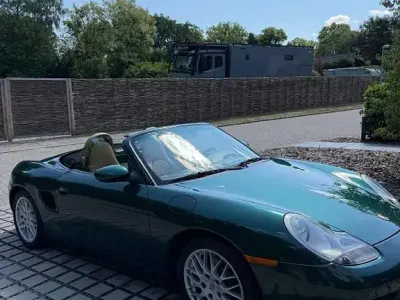 Gebraucht Porsche Boxster 220 PS (161 kW) 2000 Grün Cabrio