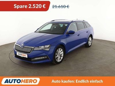 Usata Skoda Superb Ambition 218 CV (160 kW) 2021 Blu Station wagon
