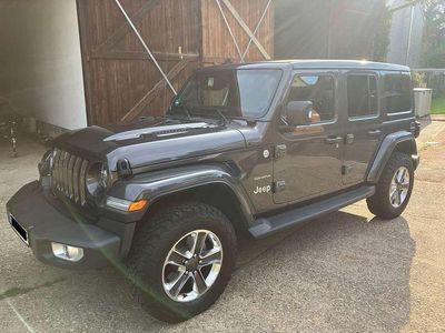 Grau Gebraucht 2020 Jeep Wrangler Unlimited Sahara SUV | 41.000 € (Fairer Preis)