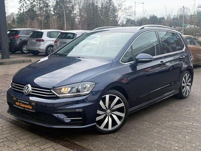 Gebraucht VW Golf Sportsvan R-line 150 PS (110 kW) 2016 Blau Van / Kleinbus