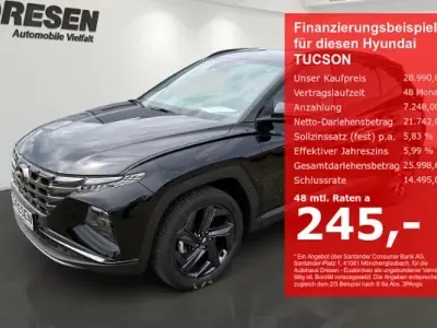 Używany Hyundai Tucson Advantage 150 KM (110 kW) 2024 Czarny SUV