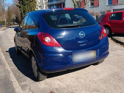 Gebraucht Opel Corsa 60 PS (44 kW) 2008 Blau Kleinwagen