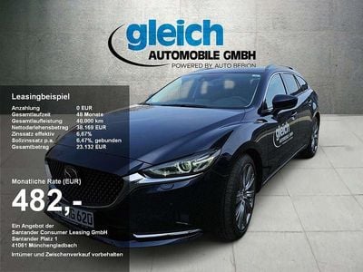 Gebraucht Mazda 6 Exclusive-Line 194 PS (142 kW) 2024 Deep crystal blue Kombi