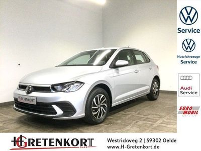 Gebraucht VW Polo Life 95 PS (69 kW) 2021 Silber Kleinwagen