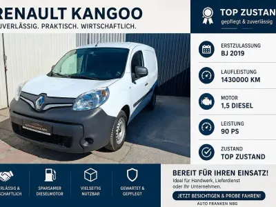 Gebraucht Renault Kangoo Rapid Extra 90 PS (66 kW) 2019 Weiß Van / Kleinbus