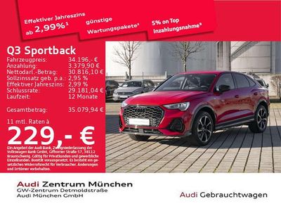 Tangorot metallic Gebraucht 2022 Audi Q3 S-Line SUV | 34.196 € (Fairer Preis)