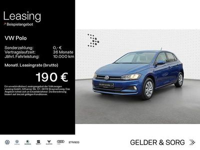 Gebraucht VW Polo Comfortline 80 PS (58 kW) 2021 Reef blue metallic Limousine