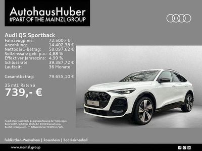 Gebraucht Audi Q5 Sportback S-Line 204 PS (150 kW) 2026 Gletscherweiß metallic SUV