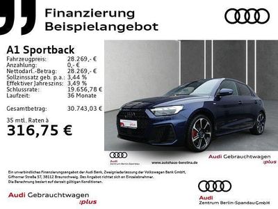 Gebraucht Audi A1 Sportback S-Line 116 PS (85 kW) 2025 Navarrablau metallic Kleinwagen